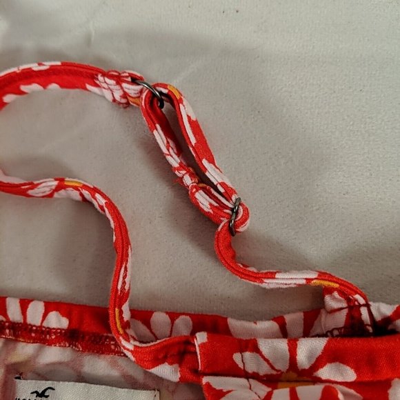 Hollister Red Daisy Sundress Ruffle Dress Sleeveless Floral Flower Women Small S - Picture 6 of 12